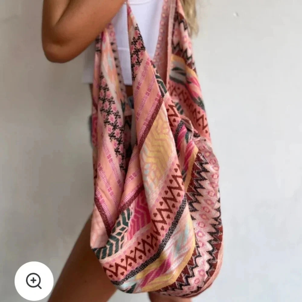 New! Boho Handblock Print Bohemian Sling Shoulder… - image 8